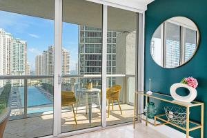 Μπαλκόνι ή βεράντα στο MVR - Luxury Tower Stay with Miami Views