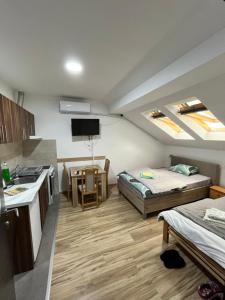 Postel nebo postele na pokoji v ubytování Apartman Veličković Sokobanja