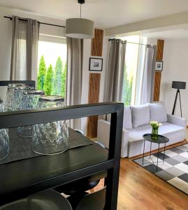 Posezení v ubytování Komandorska Apartments