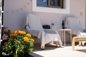 Χώρος καθιστικού στο Kyveli - Stylish Retreat +46 φωτογραφίες