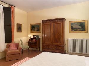 Giường trong phòng chung tại Palazzo Farini Bed & Breakfast
