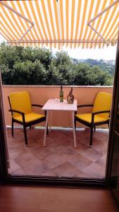 Balkón alebo terasa v ubytovaní Guest House Violeta