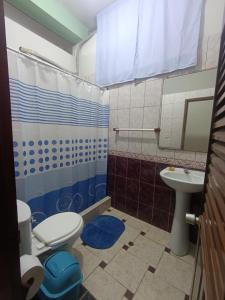 Koupelna v ubytování Departamento Céntrico