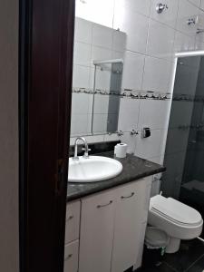 Koupelna v ubytování Hospedagem Vilma + 7 fotografií