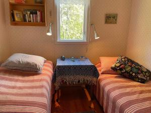 Postel nebo postele na pokoji v ubytování 6 person holiday home in ROCKNEBY-By Traum