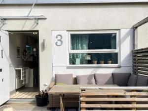 Μπαλκόνι ή βεράντα στο 4 star holiday home in LAHOLM