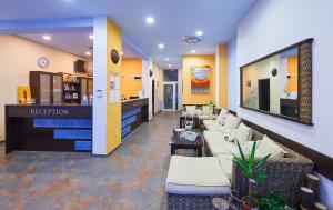Kuchyň nebo kuchyňský kout v ubytování Family Hotel Regata