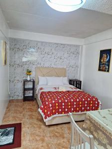 Postel nebo postele na pokoji v ubytování L2 Cozy Family Apartment Room Walk to Damosa Gateway Near SM, SPMC, Airport