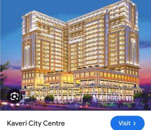 a rendering of a rendering of aominium city center at Kaveri splendid apartment in Greater Noida
