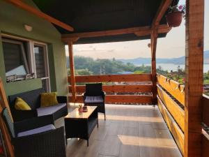 Balkón nebo terasa v ubytování Apartman Dunav Plus deveti oktobar 22