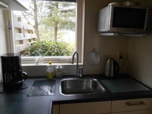 Η κουζίνα ή μικρή κουζίνα στο Ferienhaus in Lichtenau am Teutoburger Wald +32 φωτογραφίες