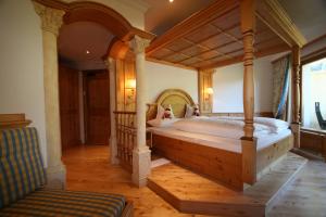 Voodi või voodid majutusasutuse Hotel Al Sonnenhof toas