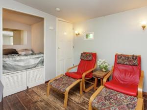 Χώρος καθιστικού στο Fishing Chalet, Opglabbeek