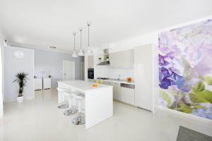 Kuchyň nebo kuchyňský kout v ubytování Apartment Becca