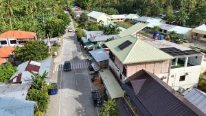 an aerial view of a small town with buildings at Cris&Mar Homestay Extension in Burgos