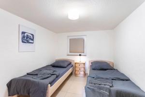 Postel nebo postele na pokoji v ubytování Ferienwohnung Darija