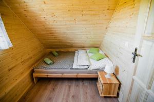 Postel nebo postele na pokoji v ubytování Chic holiday homes for up to 6 people in Ustka + 3 fotografie