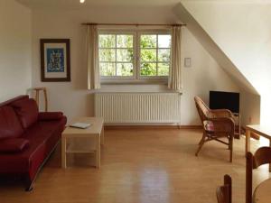 Χώρος καθιστικού στο Apartments Blue House, Putbus