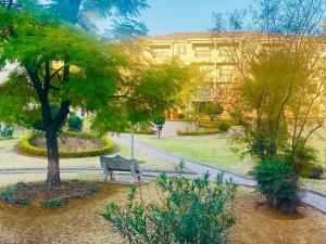 Taman di luar Phoenix Rising Apartment