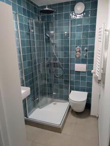 Koupelna v ubytování historisches Altstadt Apartment + 10 fotografií