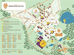 a map of a park with attractions at Holiday home Oliver, Wendorf in Wendorf +68 photos