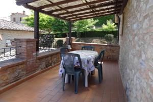 Μπαλκόνι ή βεράντα στο Farmhouse stay Giulia Volterra