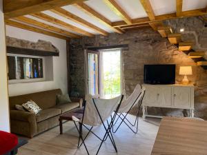 TV a/nebo společenská místnost v ubytování La Casa de la Abuelita