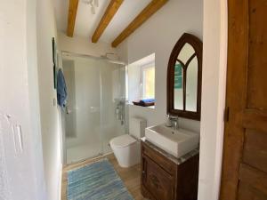 Koupelna v ubytování La Casa de la Abuelita + 29 fotografií