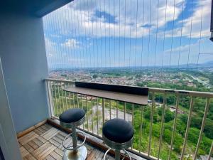 En balkon eller terrasse på Airra Minimalist Suite-Ipoh Town