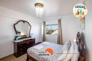 Ένα ή περισσότερα κρεβάτια σε δωμάτιο στο #012 Exclusivo para Famílias, Habijovem by Home Holidays