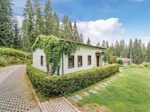 a house with ivy growing on the side of it at Forest Retreat in Jägersgrün in Bad Reiboldsgrün +32 photos