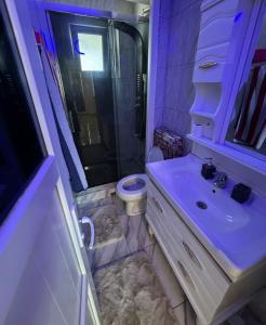 Koupelna v ubytování City Center Apartments