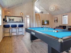 a billiard room with a pool table in it at 5 star holiday home in Kappeln in Kappeln