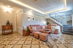 Χώρος καθιστικού στο EKOSTAY - Garden Grove Villa