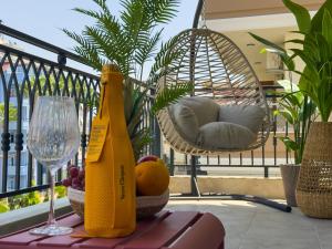 Μπαλκόνι ή βεράντα στο Qoople Elite 4 Elysee 29 apartment Boho style in Premium location