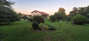 a house in the middle of a yard at Daisy in Lokev