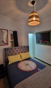 Ένα ή περισσότερα κρεβάτια σε δωμάτιο στο Nice studio for nice people