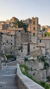 a view of a city with a bunch of buildings at Al Duomo in Ronciglione