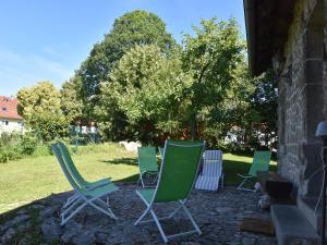 Κήπος έξω από το WunderVilla in Hessen in Waldnähe