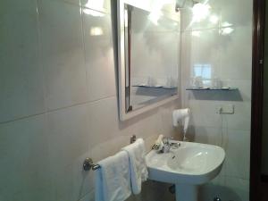 Koupelna v ubytování Hostal Martin - Sanabria