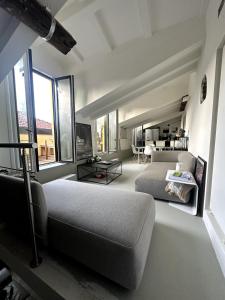 Postel nebo postele na pokoji v ubytování Milano Navigli Corte Bella