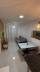 Χώρος καθιστικού στο Casa nova e aconchegante em condomínio