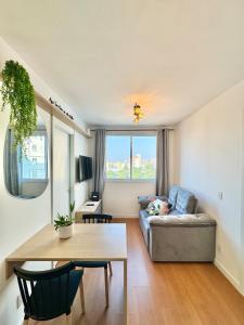 Μια τηλεόραση ή/και κέντρο ψυχαγωγίας στο Apartamento Charmoso Morumbi