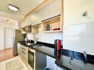 Η κουζίνα ή μικρή κουζίνα στο Apartamento Charmoso Morumbi +22 φωτογραφίες