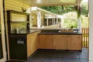 Dapur atau dapur kecil di 5 sterren - Familie camping in Raalte