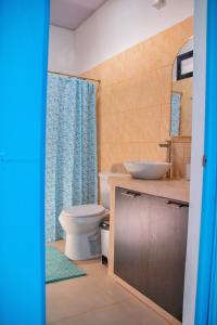 Koupelna v ubytování Villa Sagrado Corazón