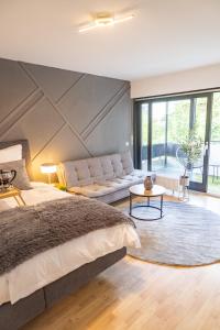 Χώρος καθιστικού στο Stilvolles Apartment in Siegen