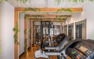 Fitness centrum a/nebo fitness zařízení v ubytování Way Bossa Experience