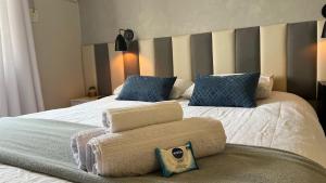 Katil atau katil-katil dalam bilik di Flat 241 com vista espetacular +25 gambar