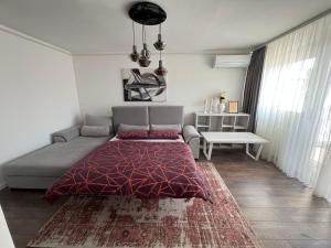 Ένα ή περισσότερα κρεβάτια σε δωμάτιο στο Lux Apartment Gusinjac